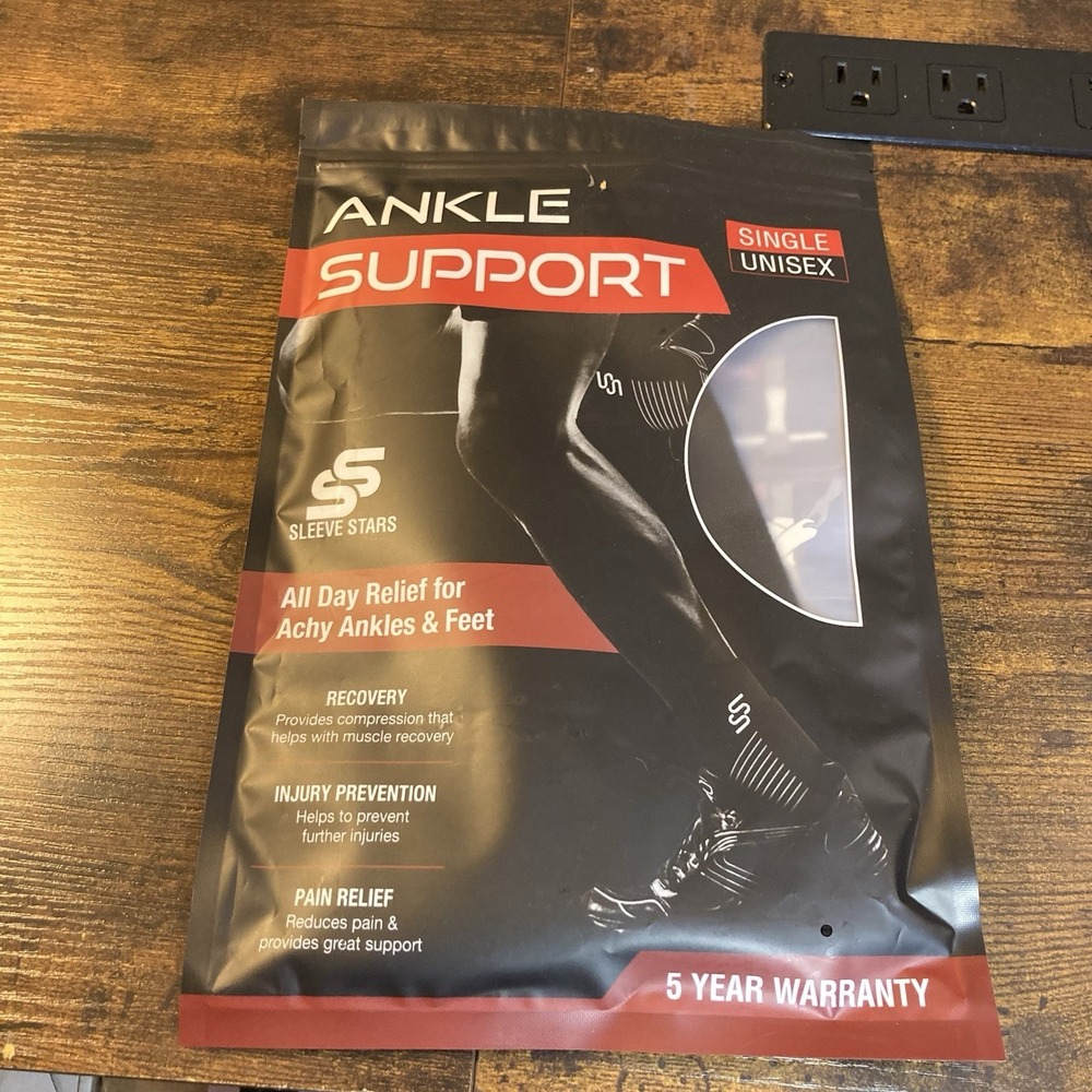 Ankle Support Brace Recovery Prevention All Day Relief One Sleeve